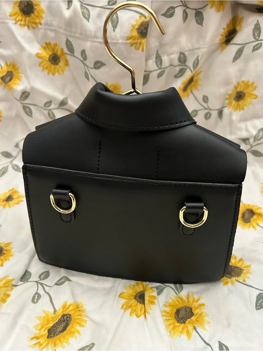 Black Men’s Dress Shirt Crossbody Bag